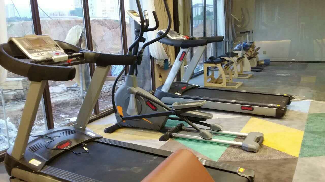 山东淄博碧桂园地产健身房案例 泡芙视频官网下载免费健身器材案例大全