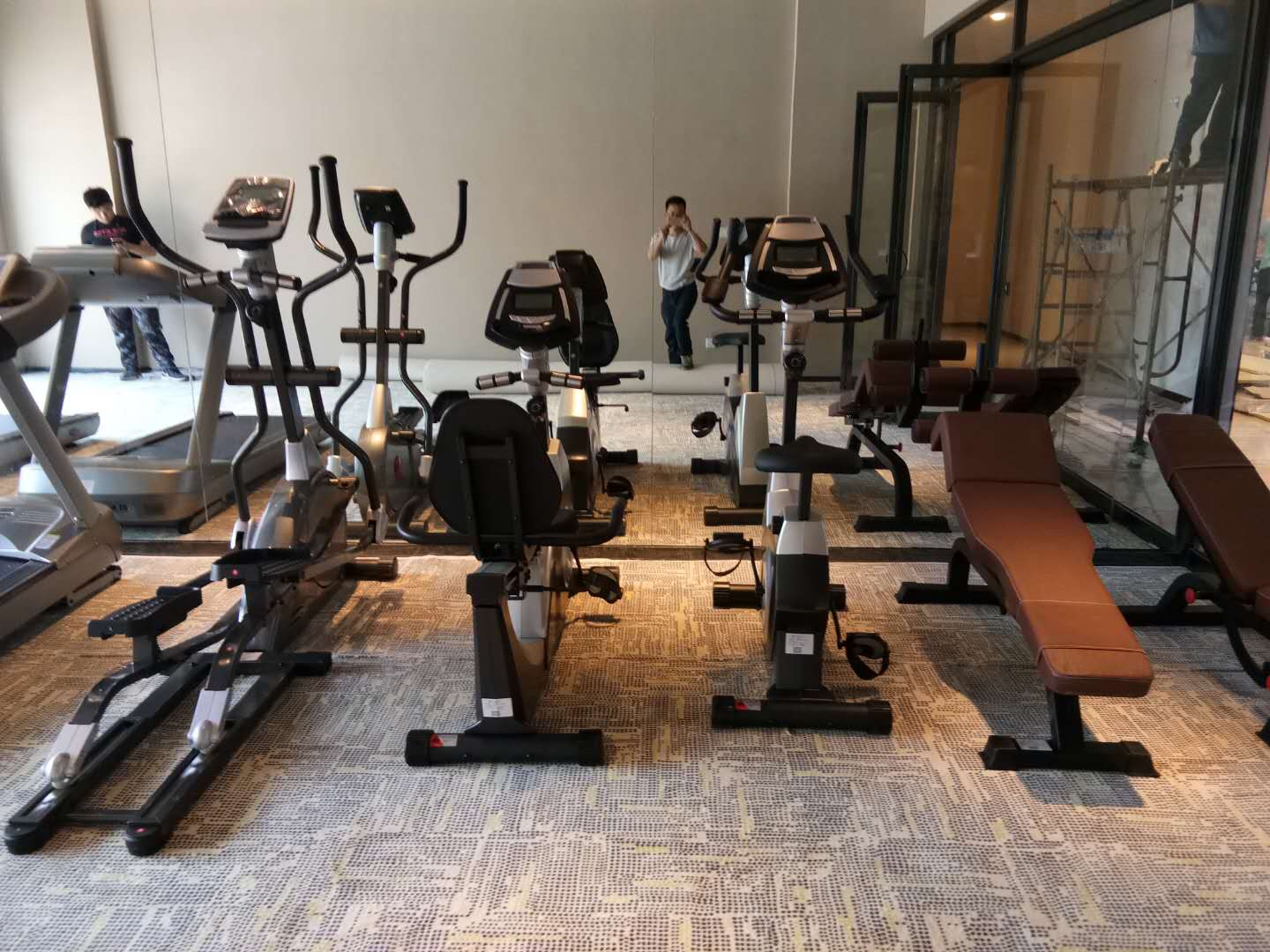 广州惠州潼湖碧桂园健身房案例 泡芙视频官网下载免费健身器材生产厂