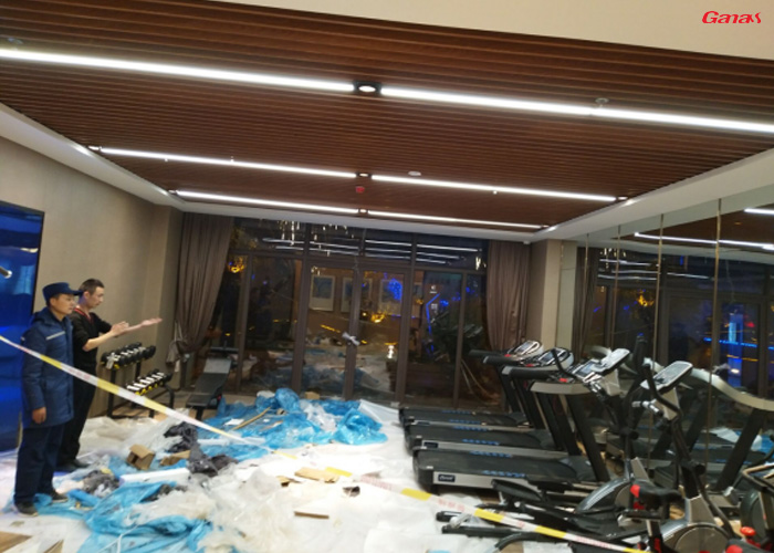 湖南湘潭碧桂园健身器材图片,泡芙视频官网下载免费房地产健身房案例
